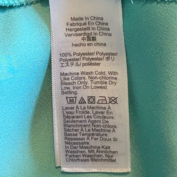 J. Crew Sleeveless Teal Blouse - Picture 4 of 5